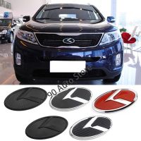 Auto parts Car Front Grille Emblem Rear Trunk Badge for KIA K3 K5 RIO Sportage sorento optima forte ceed Auto 3D Steering Wheel Center Sticker Accessories qing0