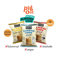 De La Lita ALmond Chips ขนมอัลม่อนแผ่นอบกรอบ แสนอร่อย สุขภาพดี หลากรสชาติ 25g/ห่อ