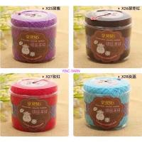 【CC】 Knitting Tatting Thread Knitted Colorful Embroidery Cotton 75g crafts Crochet Soft Yarn Cashmere