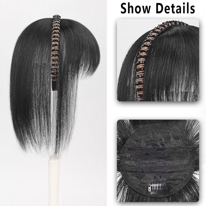 lupu-synthetic-head-band-with-hair-bangs-extension-clip-in-full-fringe-bangs-straight-hairpiece-bangs-black-brown-hair-for-women