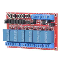 6ช่องโมดูลรีเลย์6ช่องโมดูลรีเลย์ Interlock สวิทช์5โวลต์12โวลต์24โวลต์ระดับสูงและต่ำคณะกรรมการการขยายตัวรีเลย์