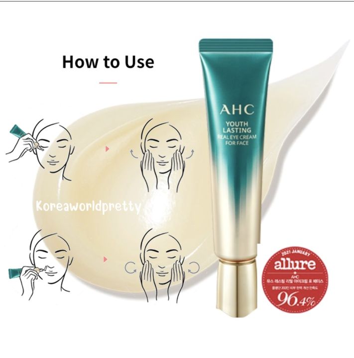 ahc-youth-real-eye-cream-for-face-30-ml-อายครีมบำรุงรอบดวงตาจากเกาหลี