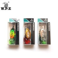 【DT】hot！ W.P.E KOMODO 1pcs Spinner 11.1g/16.9g Metal Fishing Artificial Hard Bait Feather Tackle  Crankbait Pike