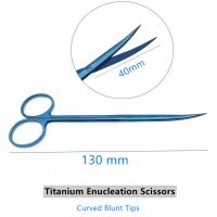 Enucleator Optic Nerve s กรรไกรจักษุแพทย์ Enucleation s Titanium Ophthalmic Microscope Instrument