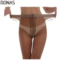 【CC】✜▤  BONAS 15D Tights Nylons Thin Pantyhose Tear Resistant Panty T Crotch Tight Fashion Female Stockings Europn Size