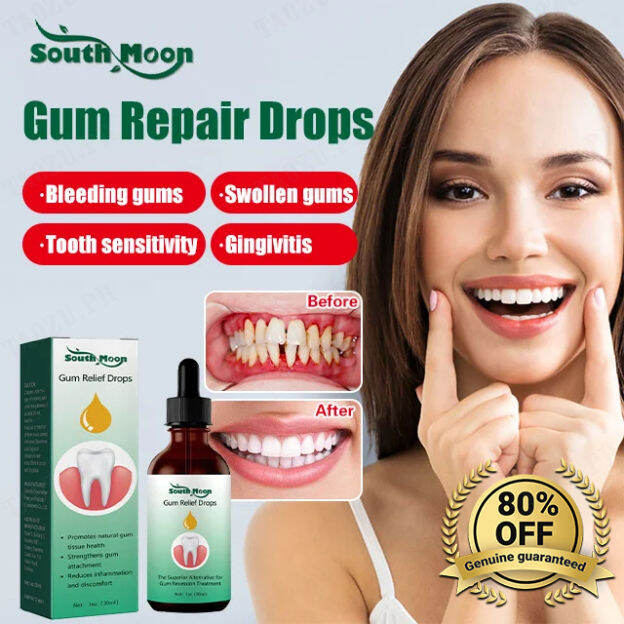 Biaozhen Gum Repair Drops Relieve Periodontal Problems Take Care Of Gums Oral Cleaning Care 3402