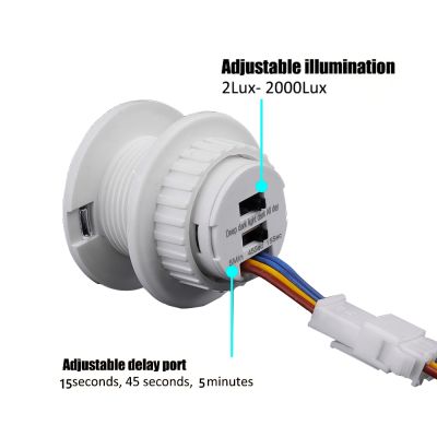 Home Light Sensor Time Delay Adjustable 110V-220V Sensitive LED PIR Infrared Motion Sensor Switch Mode Detector Light Switch