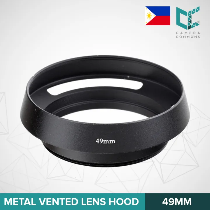 Lens Hood 49mm Vintage Metal Vented Lazada PH