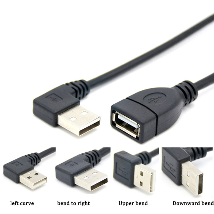 csndices-usb-2-0ตัวผู้ไปยังตัวเมีย90ตัวสายอะแดปเตอร์-otg-ต่อมุม-usb2-0ตัวผู้ไปยังตัวเมียสายเคเบิลต่อโทรศัพท์ดำด้านขวา-ซ้าย-ลง-ขึ้น