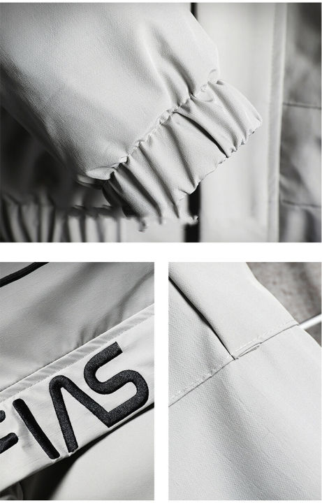 fuguiniao-เสื้อแจ็คเก็ตเสื้อแจ็คเก็ตชายสไตล์เกาหลี-เสื้อแจ็คเก็ตผู้ชายเสื้อกีฬาเบสบอล