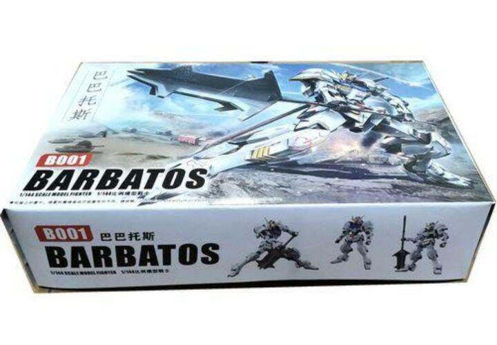 โมเดล-bandai-g-ndam-b001-hg-barbatos-mace-katana-1-144ฟรีหุ่นประกอบตุ๊กตาขยับแขนขาได้หุ่นของเล่นและของสะสม