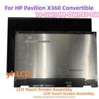 หน้าจอสัมผัส LCD 14.0เครื่องอ่านพิกัดสำหรับ HP Pavillion X360 14T-DW100 14M-DW1023DX 14-DW1034NR ชิ้นส่วนประกอบ14-DW1079TU