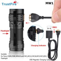 Trustfire MW1 Replacement USB Magnetic Charging Cable For Fenix E18R E30R HM61R And MC1 MC12 MC18 MC5 MC3 EDC Flashlight Cables