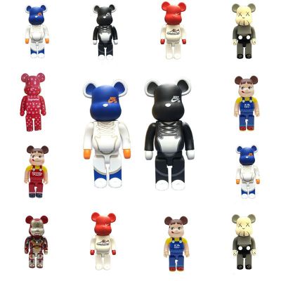 400 Figure Bearbrick Action Peko Iron Man Violent Bear Building Trendy Block