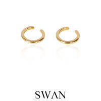 SWAN - Nova Small Cuff ต่างหูเงินแท้ คล้องหู ไม่ต้องเจาะ ต่างหูเงินเกลี้ยง สามารถใส่เป็นแหนได้ ปรับขนาดได้เอง