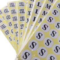 1.3Cm Size Paper Sticker Labels For Clothing Size Adhesive Printed Tag For Clothes Tags Printed Size Tag With Back Stick Back Stickers Labels