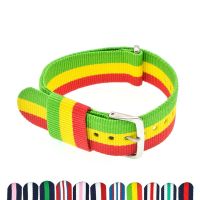 hengilcevwf494 18/20/22/24mm Rainbow Watch Straps Nylon Watchband Bracelet Band Woven Pulseira Correa Reloj Bileklik Cinturino Dropship WB001