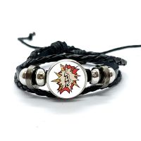 Lana Del Rey Jewelry Bracelet for Men Women Cute Cartoon Singer Glass Button Handmade Leather Bracelets Fans Jewelry