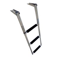 Telescopic Marine Drop Boat Ladder Folding Under Platform Over Mount Steel