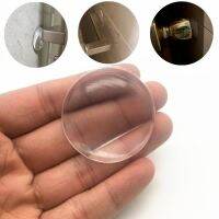 ✼ 6pcs Transparent Soft Silicone Wall Protector Door Handle Bumper Protective Plug Non-slip Self-adhesive Round Doors Stop Muffler