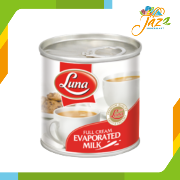 Luna Full Cream Evaporated Milk, 170g, Halal, Product of Saudi Arabia
