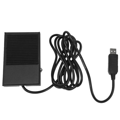 USB Foot Switch Metal Foot Switch Keyboard Pedal for HID PC Computer USB Action Switch Control Pre-Program Key Functions