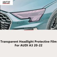 For AUDI A3 20-22 TPU Transparent Headlight Protective Film  Headlight Protection  Film Modification Bumper Stickers  Decals  Magnets