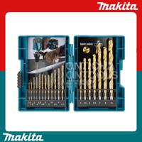 MAKITA ดอกสว่าน ชุดดอกสว่าน เจาะเหล็ก (19ดอก/ชุด) สีทอง รุ่น D-67527 by Montools