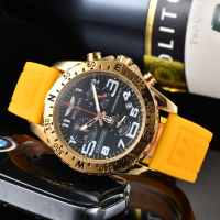 Breitlings นาฬิกาผู้ชายของแท้,นาฬิกาควอตซ์นาฬิกาสแตนเลสหกขากันน้ำ