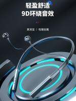 Original high-end wireless bluetooth earphone neck-hung neck style running sports super long battery life VIVO HUAWEI OPPO Apple Universal