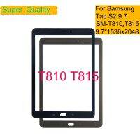 [Hot K] อะไหล่สำหรับแผงหน้าจอสัมผัส Samsung Galaxy Tab S2 9.7 T810 T815แท็บเล็ตเลนส์กระจก LCD ด้านหน้าและด้านนอก OCA