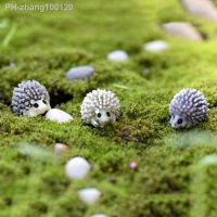 1PC DIY Mini Miniature Animal Small Hedgehog Micro Landscape Dollhouse Decor Resin Garden Ornament Color Random