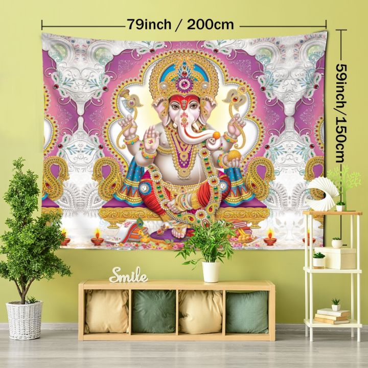 yf-elephant-mandala-tapestries-multiple-sizes-wall-hanging-ganesha-tapestry-walls-decor-polyester-fabric-home