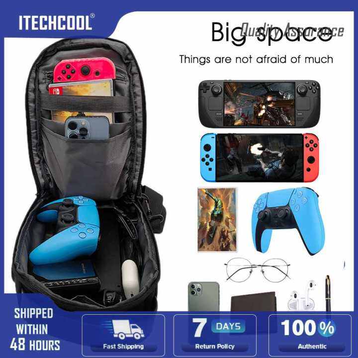 Game Console Travel Carrying Case With Antitheft Lock Portable
