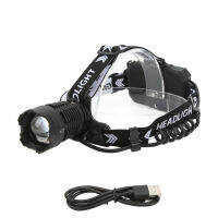 XHP360 LED Rechargeable Headlamp Micro Type C 36 Core 2800‑3000LM IPX4 Waterproof Ultra Bright Zoom Head Light