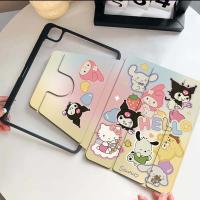 【ส่งจากไทย】360°หมุนตั้ง/นอนได้ พร้อมถาดใส่ปากกา เคสไอแพด ipad case ลายการ์ตูน  gen 7 gen8 gen 9 10.2 เคสiPad Air4 Air5 10.9 เคสหนังอะคริลิคใส Pro11 2020/2021