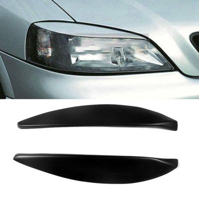 Car Front Headlight Lamp Eyebrows Eyelids Moulding Cover Trims for Opel Vauxhall Astra H MK5 2004 - 2009