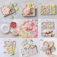 【Ready Stock】 ﹉◈✙ E05 Flowers Fondant Cake Silicone Mold Cupcake Decoration DIY Baking Rose Chrysanthemum Daisy Sugarcraft Mould