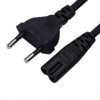 1.2M 2pin IEC320 C7 Power Extension Cord For Dell Laptop Charger Canon Epson Printer Radio Speaker PS4 XBOX One S EU Power Cable