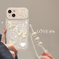 เคสซิลิโคนนิ่มสำหรับโทรศัพท์กระจกพับติดโบว์หมี3D Charming เคสสำหรับ Apple iPhone 14 13 12 11 X XR XS Pro Max Plus เคสแฟชั่นฝาหลังทันสมัยจาก GGQcase