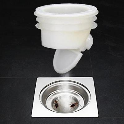 Floor Drain Strainer V-shaped Drainage Trough Unobstructed Automatic Shutdown Kitchen Sink Wash Basin Bathtub Anti Odor Stopper  by Hs2023