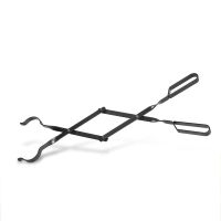 Fireplace Tongs, Fire Pit Accessories Firewood Tongs,For Thick Logs, Heavy Duty Wrought Iron Fire Pit FireTongs