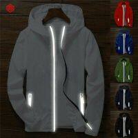 Men Waterproof Wind Breaker Coat Zipper Hoodie Jacket Quick Drying Sport Outwear