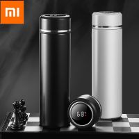 เทอร์โมสตาทอัจฉริยะ Xiaomi พร้อมจอแสดงผลดิจิตอลร้อนและกระบอกน้ำเก็บความเย็นถ้วยใส่ของร้อนพาร์ทิชันสูญญากาศในสำนักงานของขวัญถ้วยกาแฟร้อน