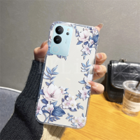 เคสลายดอกไม้สุดหรูสำหรับ VIVOV29 5G 2023ซิลิโคน TPU นิ่มเคสโทรศัพท์ VIVO V27 V29 V27Pro V27E V25E V25 Pro V23 V23E V21 V21E ฝาหลังกันกระแทก VIVOV27 Pro