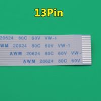 1ชิ้น13Pin FC FPC สายเคเบิลที่มีความยืดหยุ่นสูง1.0Mm 0.5Mm 13 Pin A Forward ความยาว100/150/250Mm ริบบิ้นสายเคเบิลงอได้ AWM 20624 80C 60V VW-1