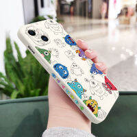 เคสคอลเลกชันมอนสเตอร์ IPhone 15 14 13 12 11 Plus Pro Max Mini ซิลิโคนเหลวรูปแบบด้านข้าง