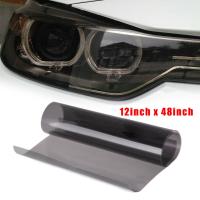 30*120cm Matt Smoke Light Covering Film Car Matte Black Tint Headlight Taillight Fog Light Vinyl Film Rear Lamp Tint Film Bumper Stickers Decals Magne