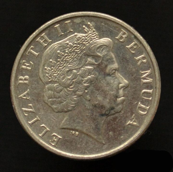 เบอร์มิวดา5เหรียญเซนต์รุ่นราชินีละตินอเมริกา100-เหรียญ