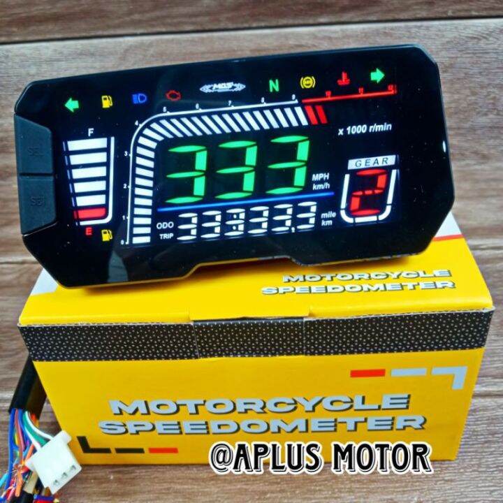 Spido speedometer digital model kotak custom japstyle caferacer w175